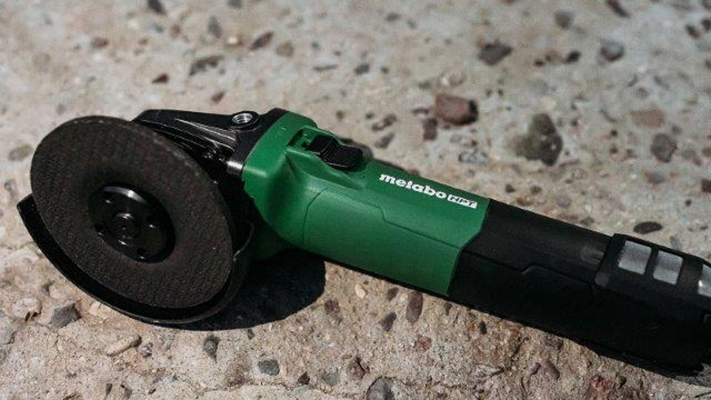 Metabo HPT angle grinder Rental Management Media Group
