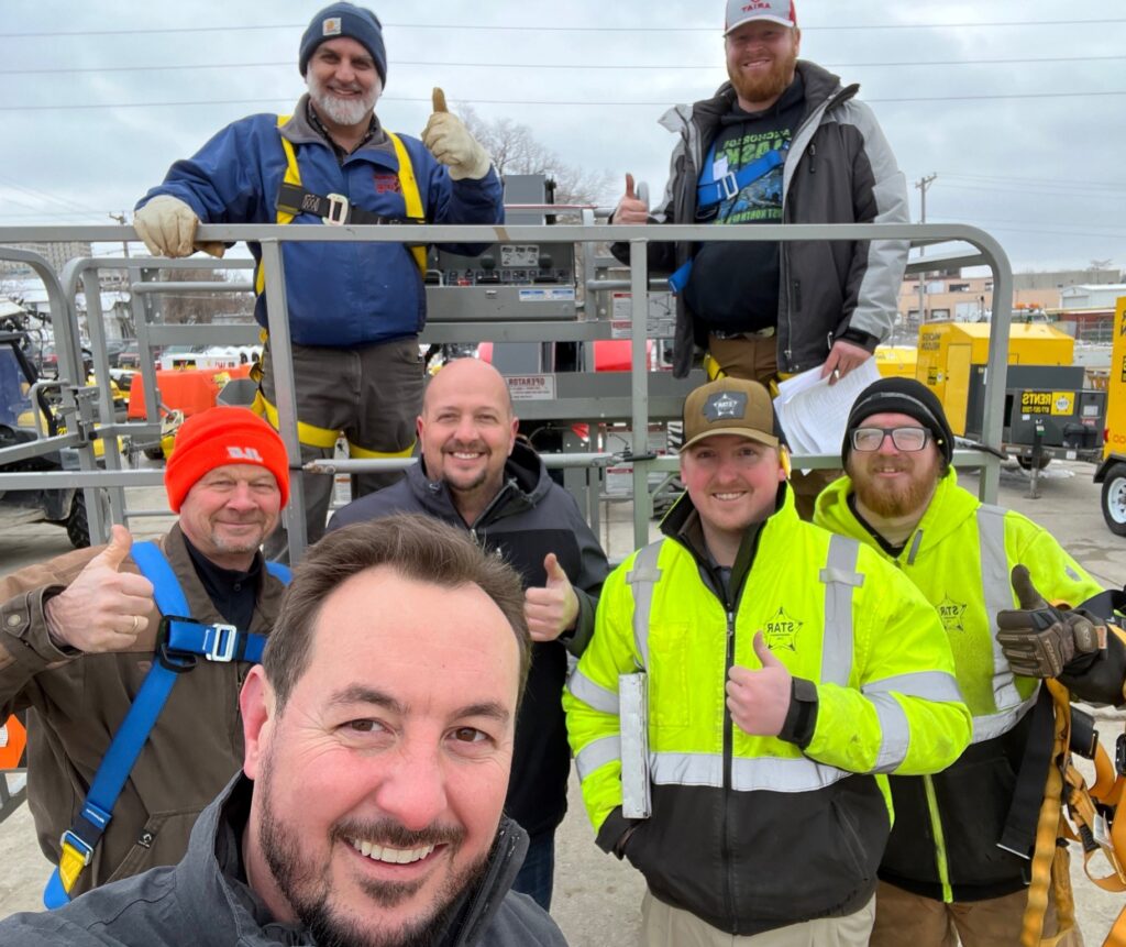 ARA Certified MEWP training provided onsite in Iowa Rental