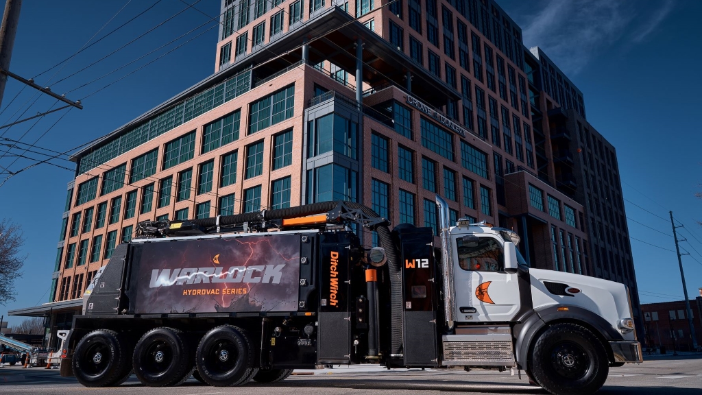 Ditch Witch truck vacuum