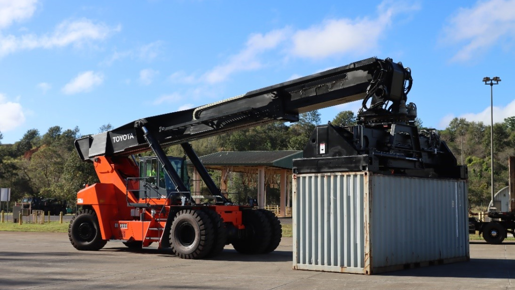 Toyota Material Handling dealer delivers support to U.S. military base