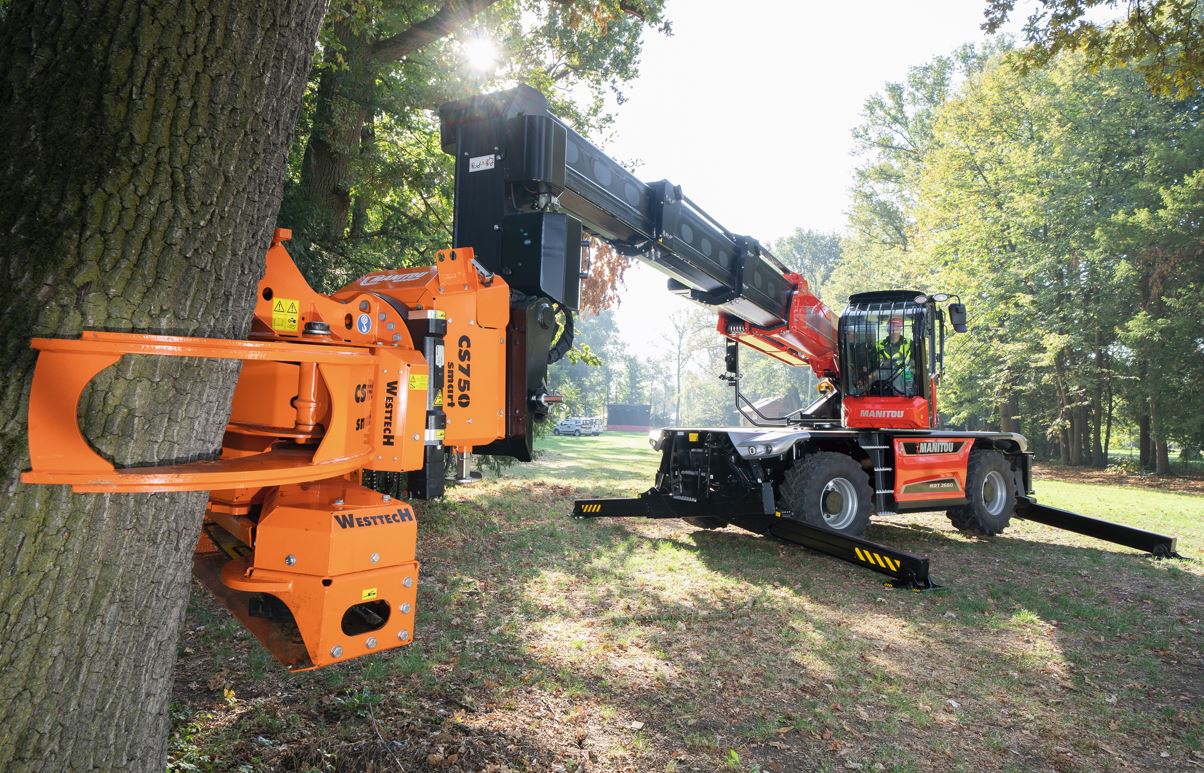 Manitou tree saw Rental Management Media Group