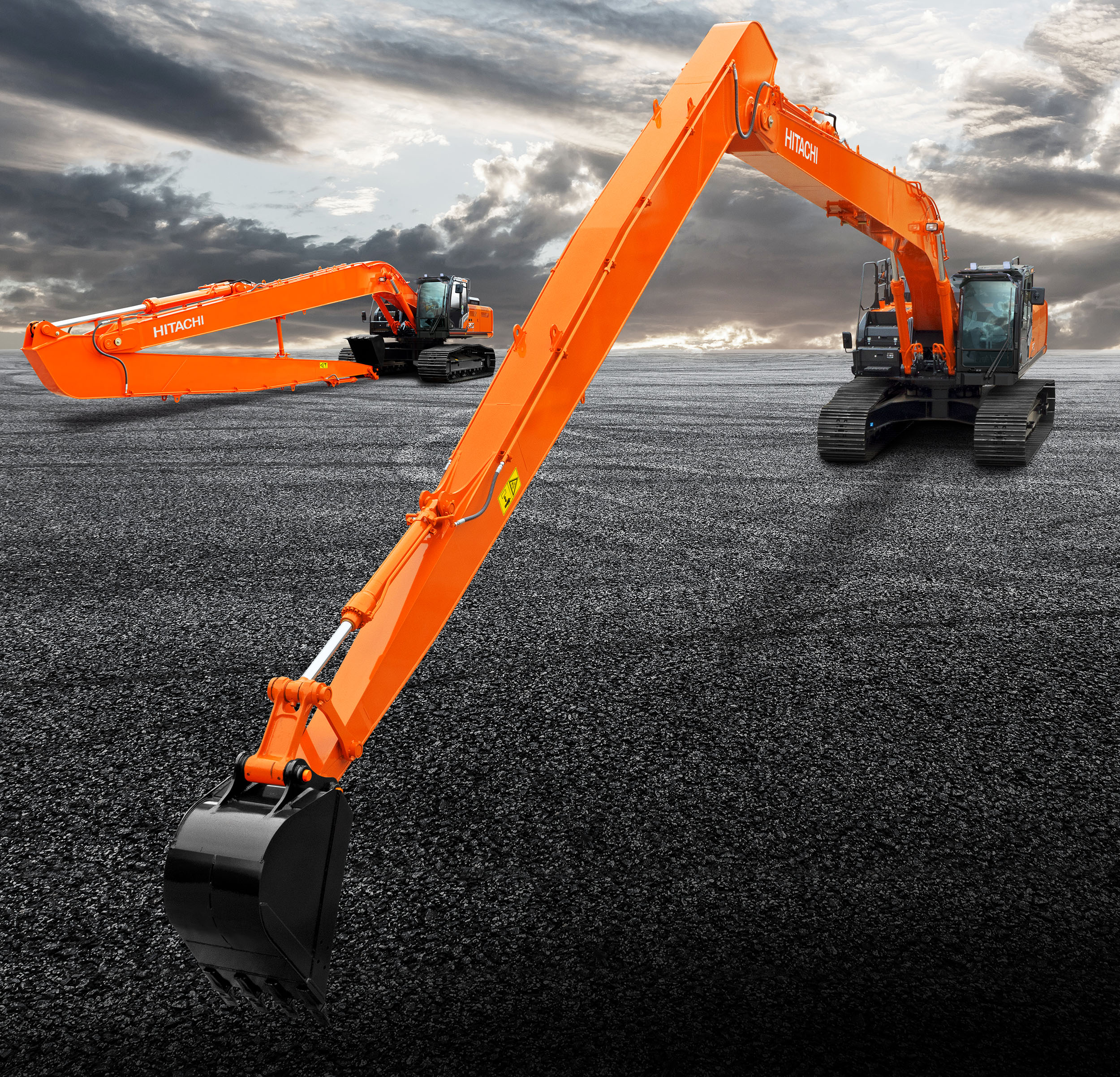 Hitachi Construction Machinery Americas super long front