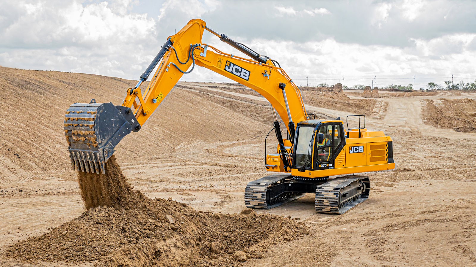 JCB crawler excavator Rental Management Media Group