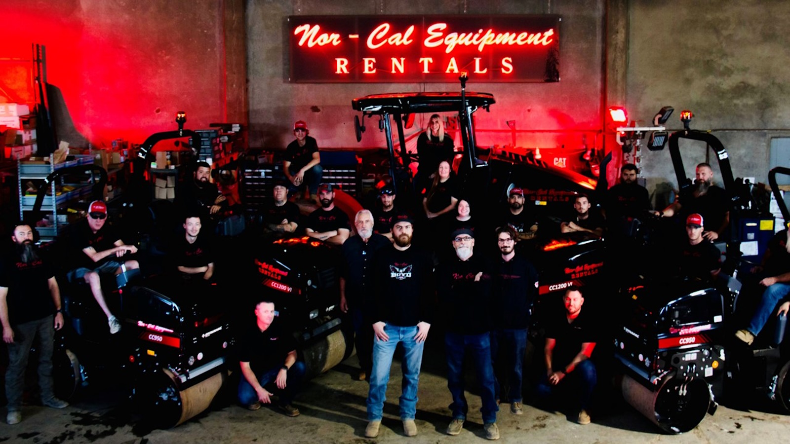 Dynapac delivers custom-painted equipment to Nor-Cal Equipment Rentals ...