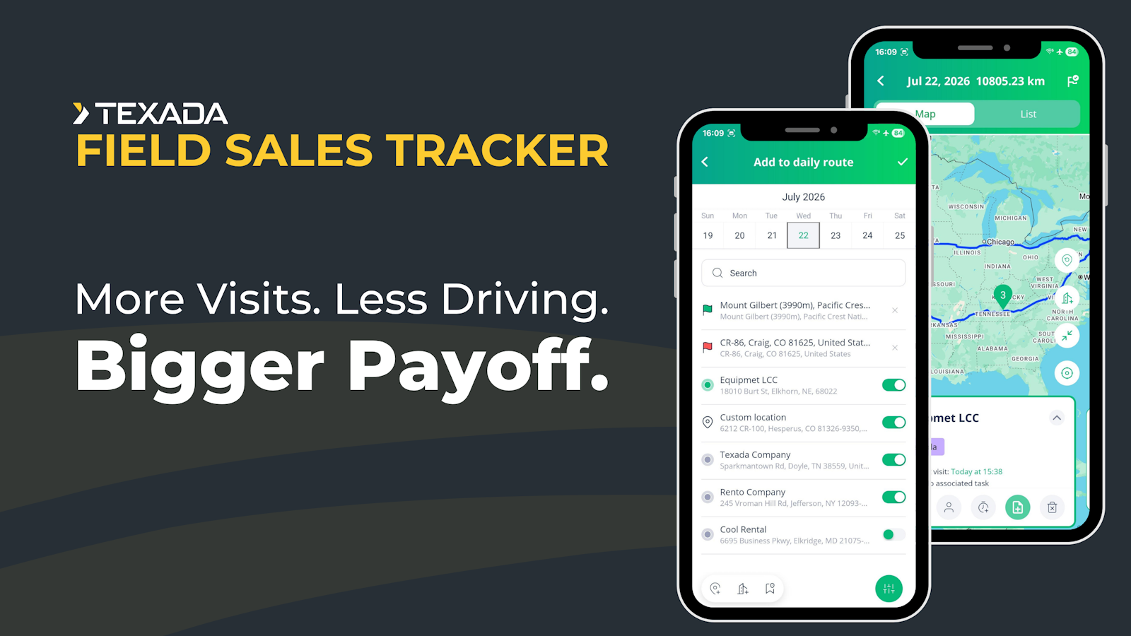 Texada Software mobile-first field sales app